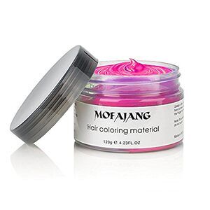 Temporary Hair Wax Color Pink 4.23oz Easy Wash Out Styling Wax